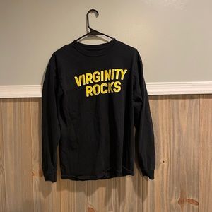 Danny Duncan Virginity Rocks Long Sleeve Black And Yellow Size Medium
